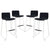 Modway Dive Bar Stool - Set of 4 | Bar Stools | Modishstore-12