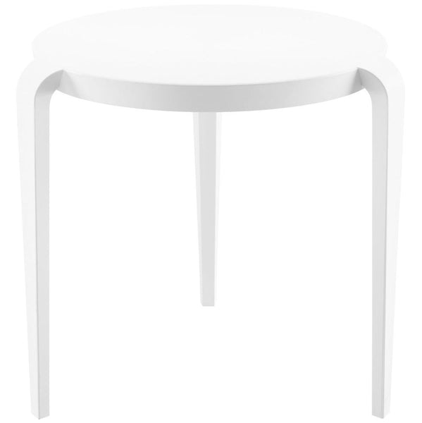 Modway Spin Side Table - White | Side Tables | Modishstore-3