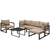 Modway Fortuna 6 Piece Outdoor Patio Sectional Sofa Set - EEI-1731 | Outdoor Sofas, Loveseats & Sectionals | Modishstore-4