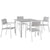 Modway Maine 5 Piece Outdoor Patio Dining Set - EEI-1745 | Outdoor Dining Set | Modishstore-14