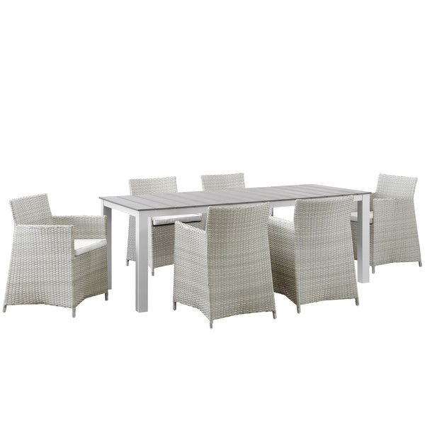 Modway Junction 7 Piece Outdoor Patio Dining Set - EEI-1750 | Outdoor Dining Set | Modishstore-15