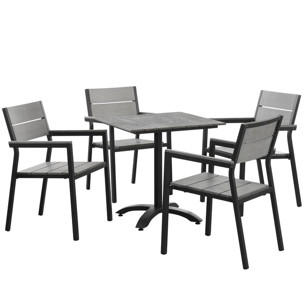 Modway Maine 5 Piece Outdoor Patio Dining Set - EEI-1761 | Outdoor Dining Set | Modishstore-16