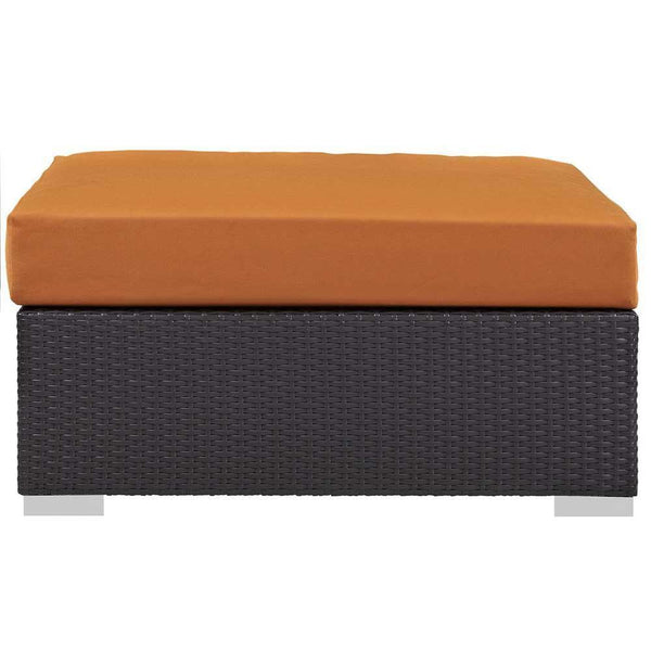 Modway Convene Outdoor Patio Large Square Ottoman | Outdoor Ottoman | Modishstore-8