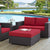 Modway Convene Outdoor Patio Large Square Ottoman | Outdoor Ottoman | Modishstore