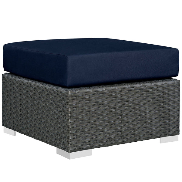 Modway Sojourn Outdoor Patio Ottoman | Outdoor Ottoman | Modishstore-22