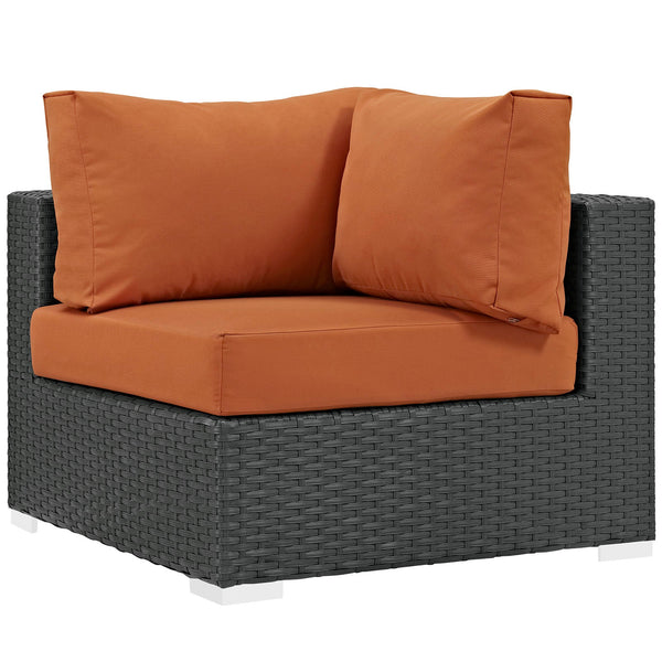 Modway Sojourn Outdoor Patio Corner | Outdoor Sofas, Loveseats & Sectionals | Modishstore-18