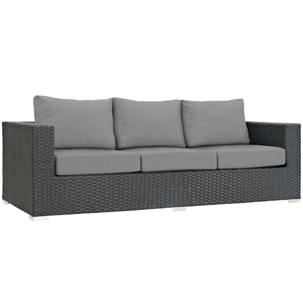 Modway Sojourn Outdoor Patio Sofa | Outdoor Sofas, Loveseats & Sectionals | Modishstore-30