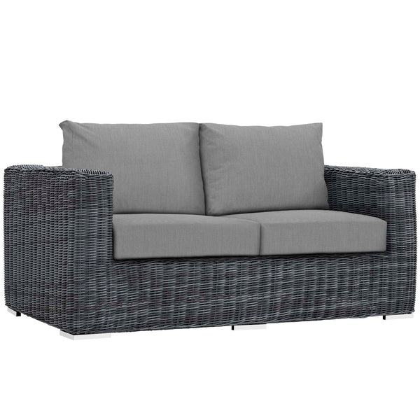 Modway Summon Outdoor Patio Loveseat | Outdoor Sofas, Loveseats & Sectionals | Modishstore-31