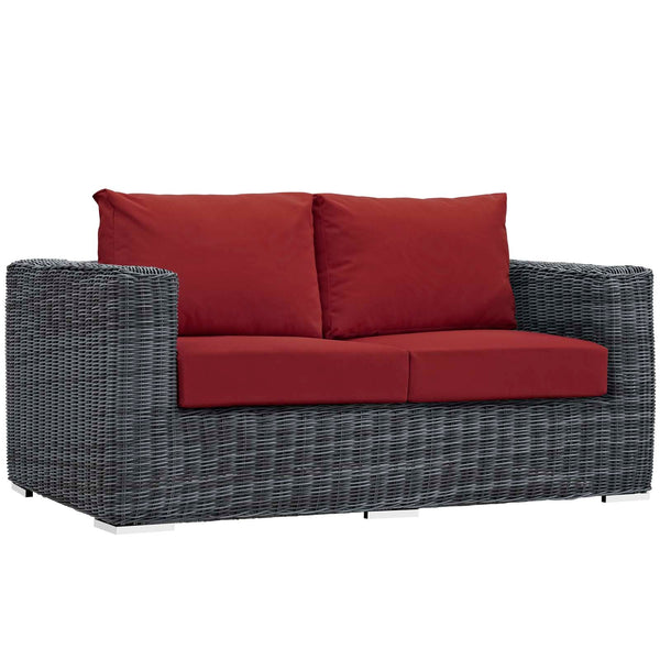 Modway Summon Outdoor Patio Loveseat | Outdoor Sofas, Loveseats & Sectionals | Modishstore-32