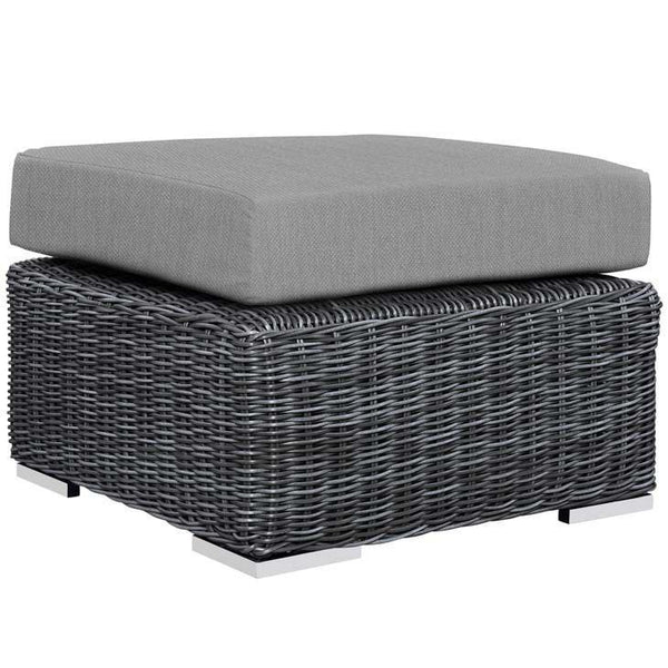 Modway Summon Outdoor Patio Ottoman | Outdoor Ottoman | Modishstore-7