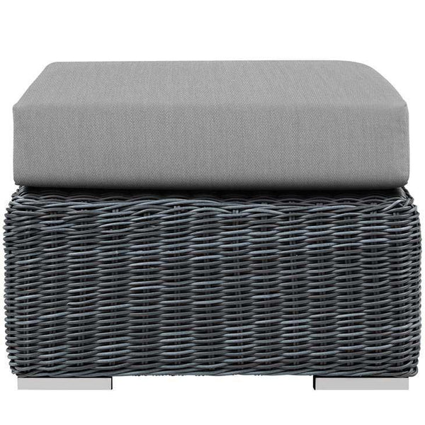 Modway Summon Outdoor Patio Ottoman | Outdoor Ottoman | Modishstore-4