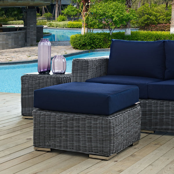 Modway Summon Outdoor Patio Ottoman | Outdoor Ottoman | Modishstore-16