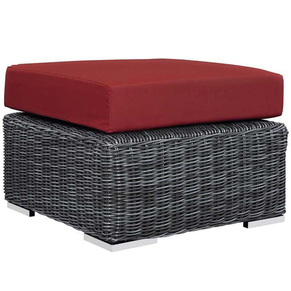 Modway Summon Outdoor Patio Ottoman | Outdoor Ottoman | Modishstore-12