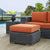 Modway Summon Outdoor Patio Ottoman | Outdoor Ottoman | Modishstore