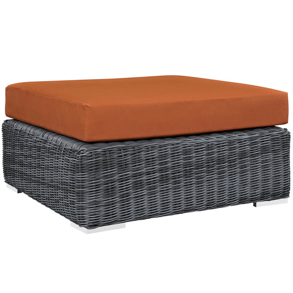 Modway Summon Outdoor Patio Square Ottoman | Outdoor Ottoman | Modishstore-7