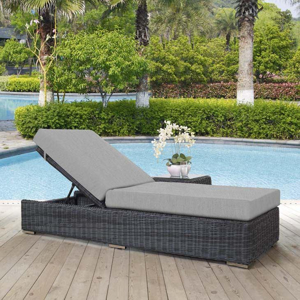 Modway Summon Outdoor Patio Chaise Lounge | Outdoor Recliners & Lounge Chairs | Modishstore-9