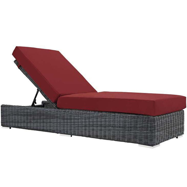 Modway Summon Outdoor Patio Chaise Lounge | Outdoor Recliners & Lounge Chairs | Modishstore-14