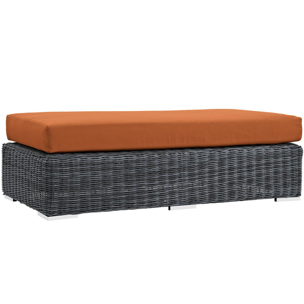 Modway Summon Outdoor Patio Rectangle Ottoman | Outdoor Ottoman | Modishstore-27