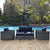 Modway Summon 5 Piece Outdoor Patio Sunbrella Sectional Set - EEI-1893 | Outdoor Sofas, Loveseats & Sectionals | Modishstore-14