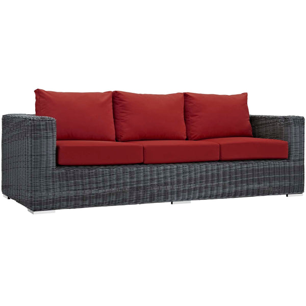 Modway Summon 3 Piece Outdoor Patio Sunbrella Sectional Set - EEI-1903 | Outdoor Sofas, Loveseats & Sectionals | Modishstore-20