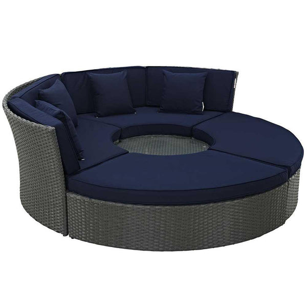 Modway Sojourn Outdoor Patio Sunbrella Daybed - EEI-1984 | Outdoor Sofas, Loveseats & Sectionals | Modishstore-4