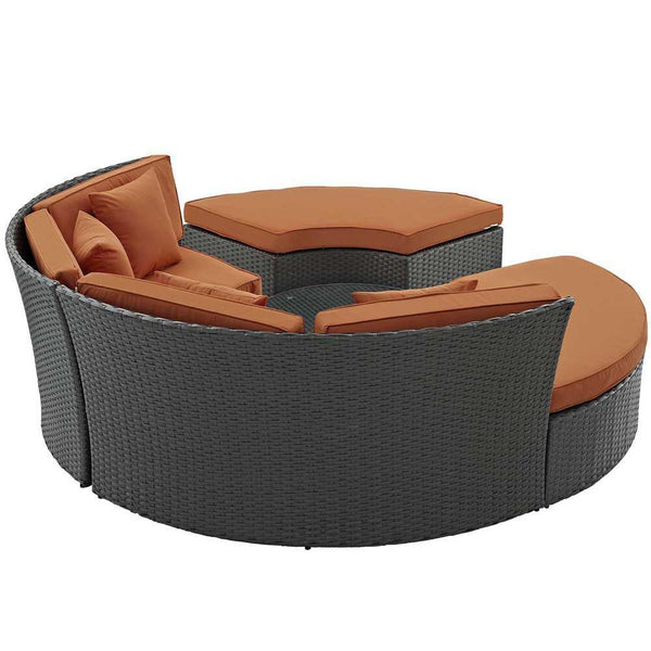 Modway Sojourn Outdoor Patio Sunbrella Daybed - EEI-1984 | Outdoor Sofas, Loveseats & Sectionals | Modishstore-9