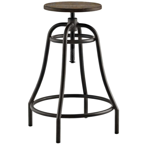 Modway Toll Metal Bar Stool - Brown | Bar Stools | Modishstore-2