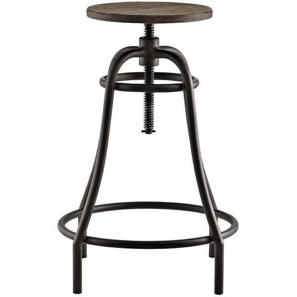 Modway Toll Metal Bar Stool - Brown | Bar Stools | Modishstore-3