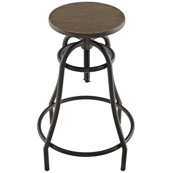 Modway Toll Metal Bar Stool - Brown | Bar Stools | Modishstore-4