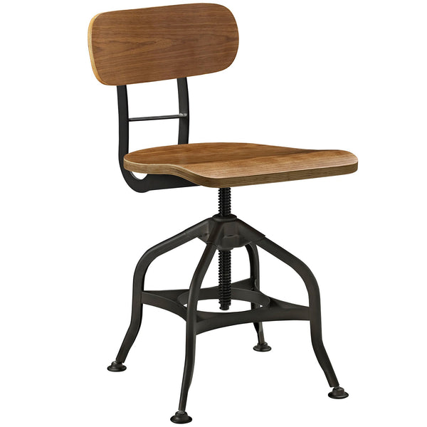 Modway Mark Wood Stool - Brown | Bar Stools | Modishstore-4