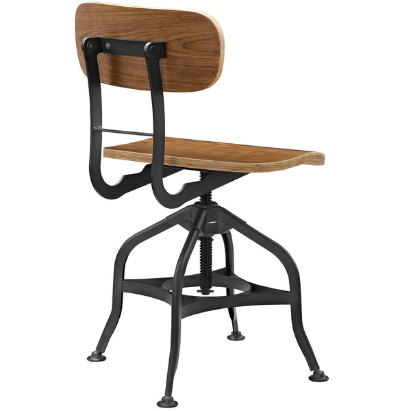 Modway Mark Wood Stool - Brown | Bar Stools | Modishstore-3