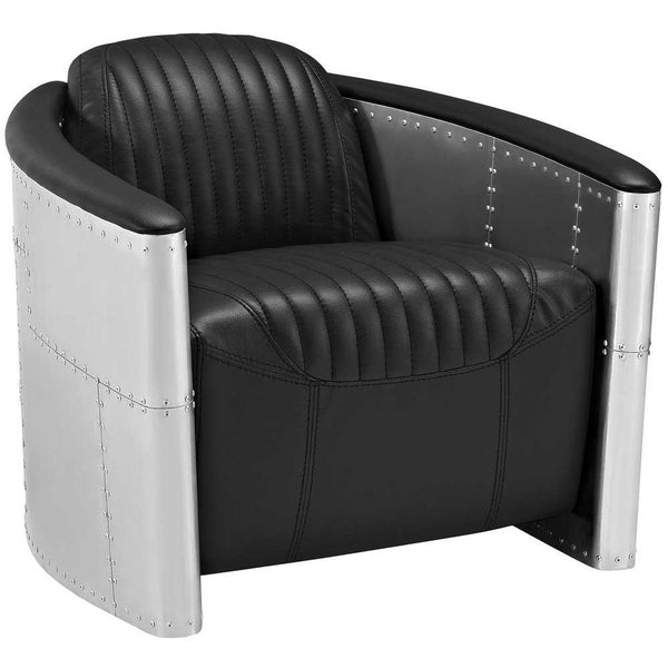 Modway Visibility Upholstered Vinyl Lounge Chair | Lounge Chairs | Modishstore-2