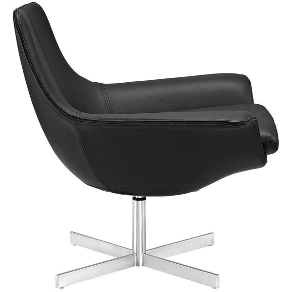 Modway Release Bonded Leather Lounge Chair | Lounge Chairs | Modishstore-2