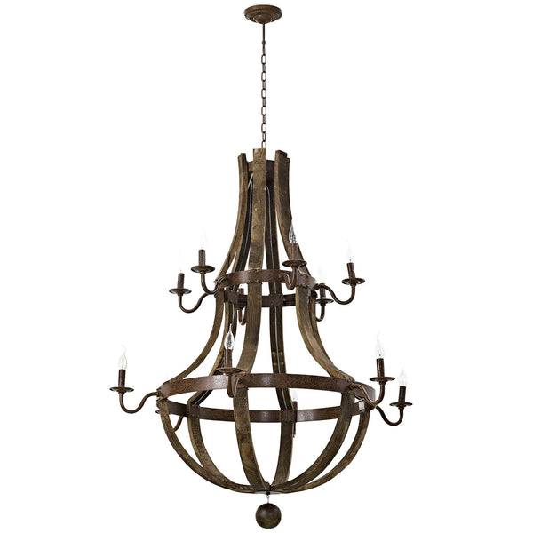 Modway Trebuchet Chandelier - Brown | Chandeliers | Modishstore-3