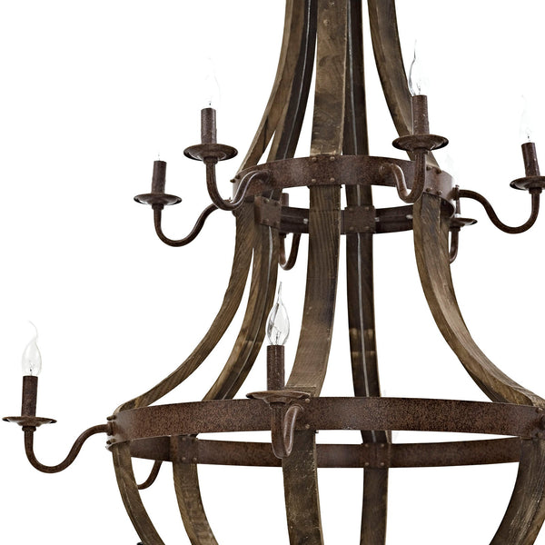 Modway Trebuchet Chandelier - Brown | Chandeliers | Modishstore-2