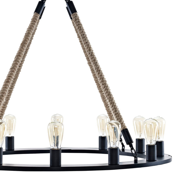 Modway Encircle Chandelier - Brown | Chandeliers | Modishstore-2