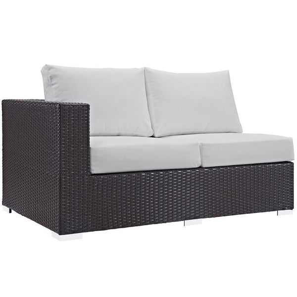 Modway Convene 7 Piece Outdoor Patio Sectional Set - EEI-2162 | Outdoor Sofas, Loveseats & Sectionals | Modishstore-25