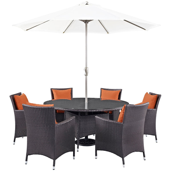 Modway Convene 8 Piece Outdoor Patio Dining Set | Outdoor Dining Set | Modishstore-24