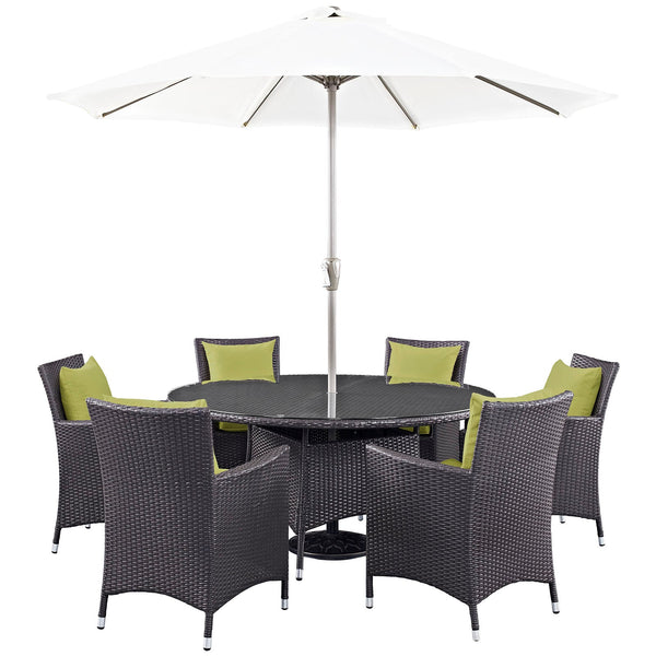 Modway Convene 8 Piece Outdoor Patio Dining Set | Outdoor Dining Set | Modishstore-23