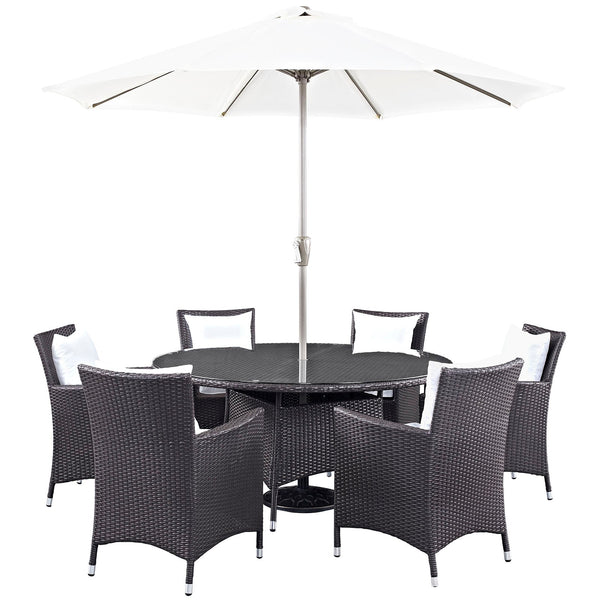 Modway Convene 8 Piece Outdoor Patio Dining Set | Outdoor Dining Set | Modishstore-20