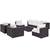 Modway Convene 8 Piece Outdoor Patio Sectional Set - EEI-2203 | Outdoor Sofas, Loveseats & Sectionals | Modishstore-29