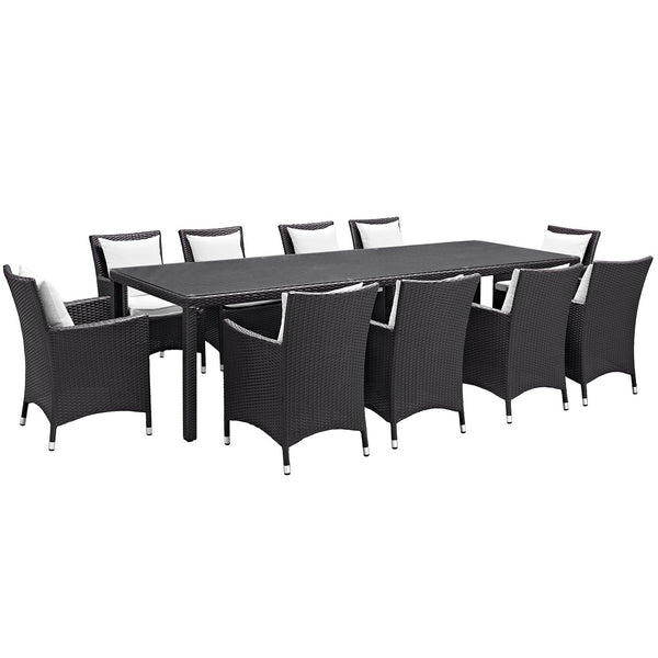 Modway Convene 11 Piece Outdoor Patio 114