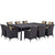 Modway Convene 11 Piece Outdoor Patio 90