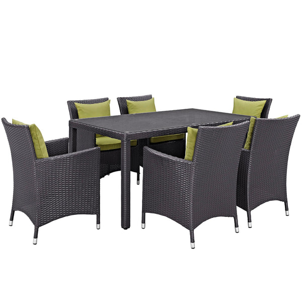 Modway Convene 7 Piece Outdoor Patio Dining Set - EEI-2241 | Outdoor Dining Set | Modishstore-31