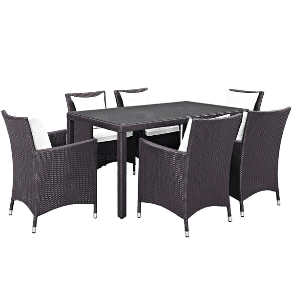 Modway Convene 7 Piece Outdoor Patio Dining Set - EEI-2241 | Outdoor Dining Set | Modishstore-28