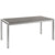 Modway Shore Outdoor Patio Aluminum Dining Table - Silver Gray | Dining Tables | Modishstore-3