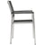 Modway Shore Outdoor Patio Aluminum Dining Chair - Silver Black