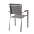 Modway Shore Outdoor Patio Aluminum Dining Chair - Silver Black