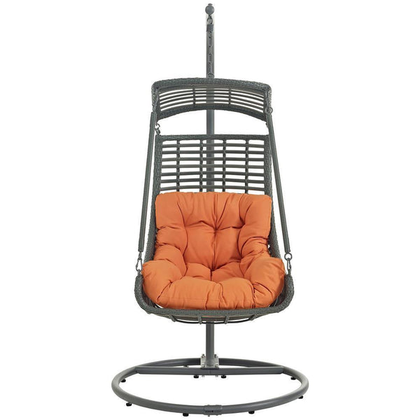 Modway Jungle Outdoor Patio Swing Chair With Stand | Outdoor Porch Swings | Modishstore-3