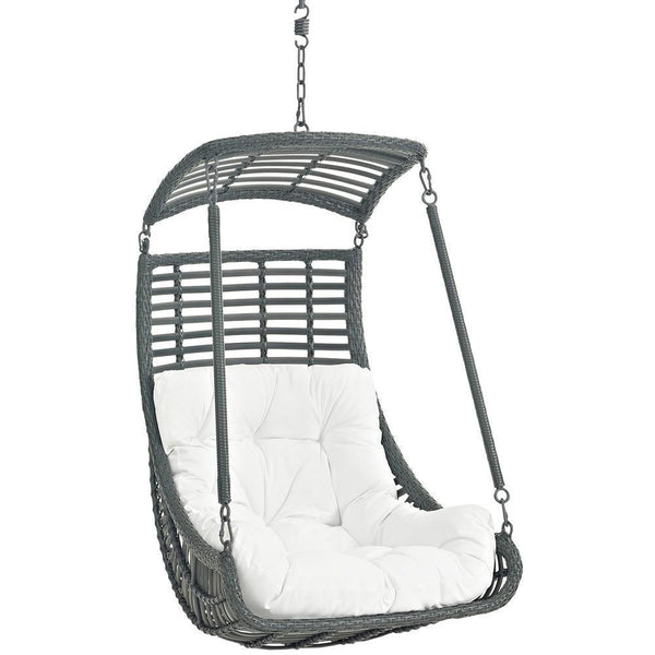 Modway Jungle Outdoor Patio Swing Chair With Stand | Outdoor Porch Swings | Modishstore-13